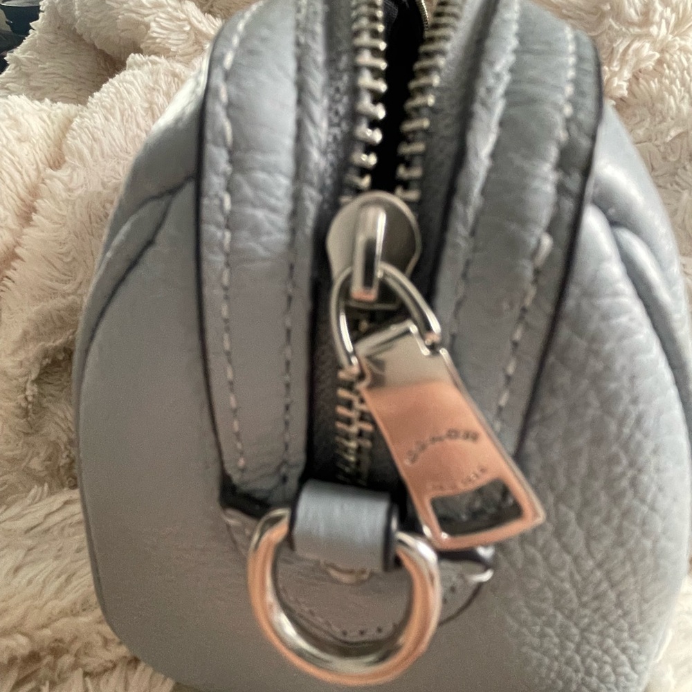 Coach Mini Rowan Crossbody, Shoulder Bag With Swagger Charms Ice Blue - Picture 5 of 9